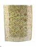 Premium Silk Feeling Olive Color Paisley Print Scarf